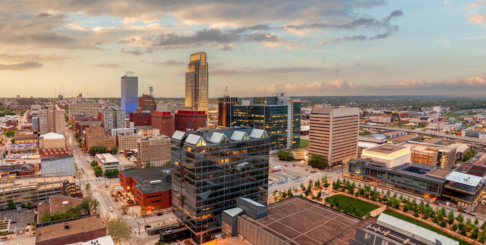 The Omaha skyline